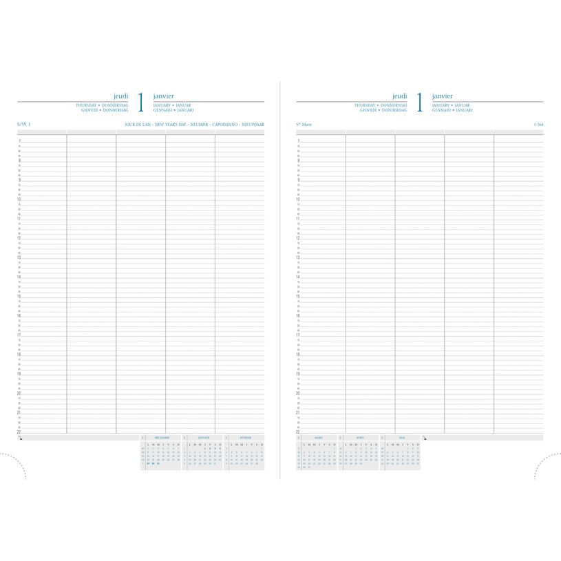 3660942004435-Agenda Barbara Journal 29/2 - 1 jour par page (2nd volume) - 21 x 29,7 cm - noir - Exacompta-P_29422_3-1