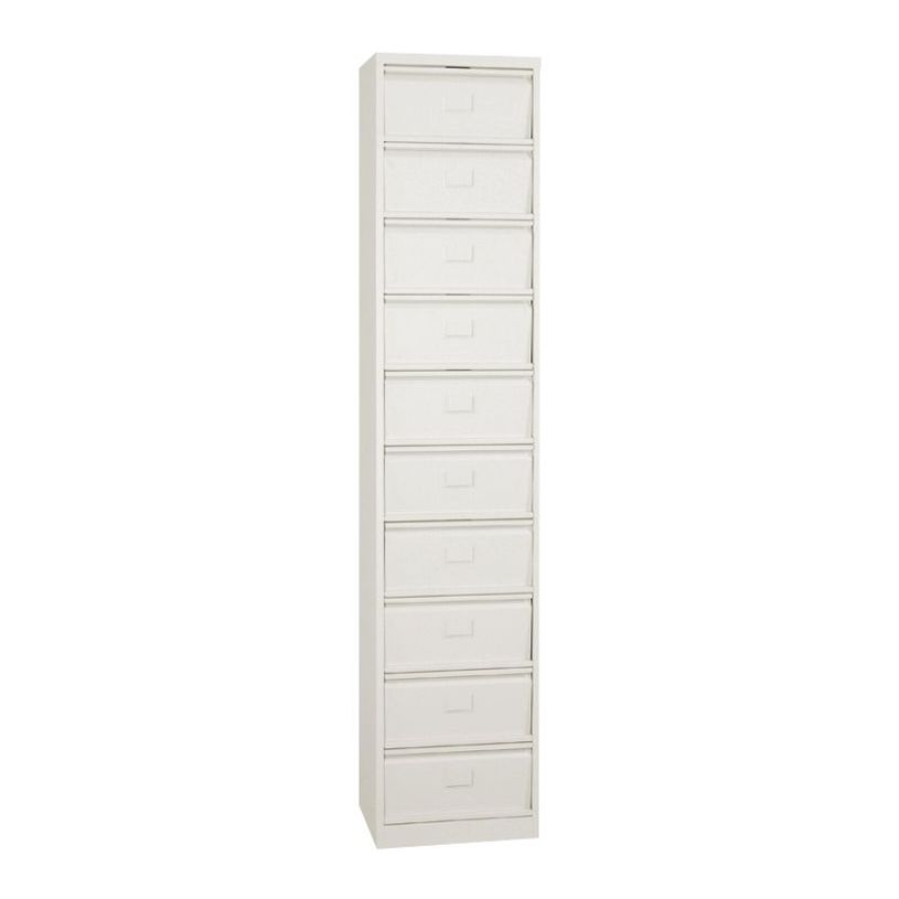 0000012200474-Colonne à clapets - L41 x H198 x P35  - 10 clapets - beige-P_1220047_1-0