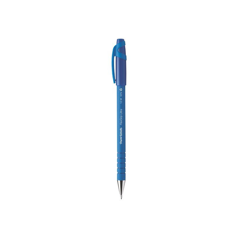 8008285096116-Paper Mate FlexGrip ultra - Stylo à bille - bleu - 1 mm - rétractable-P_2653104_1-0