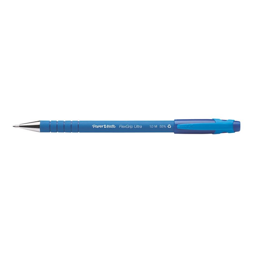 8008285096116-Paper Mate FlexGrip ultra - Stylo à bille - bleu - 1 mm - rétractable-P_2653104_2-1