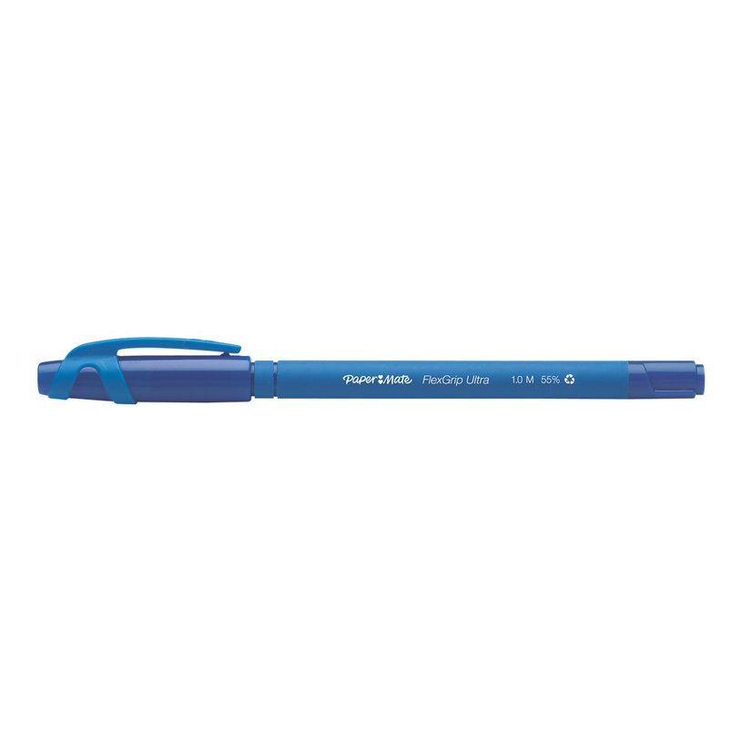 8008285096116-Paper Mate FlexGrip ultra - Stylo à bille - bleu - 1 mm - rétractable-P_2653104_3-2