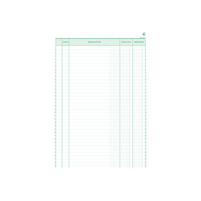 3130630135005-Exacompta - Manifold Carnet de recettes/dépenses - 50 dupli - A4-P_2813500_1-0