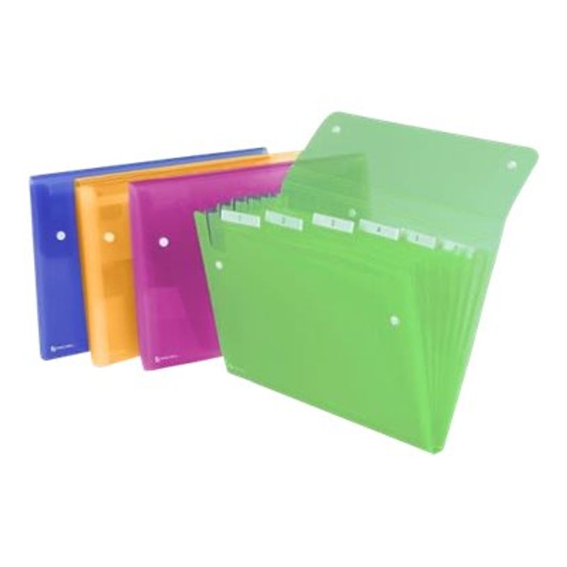 5028252255844-Rexel ICE - valisette - 6 positions - pour 250 x 330 mm - capacité : 120 feuilles - à onglets - bleu, rose,-P_300019060_1-1