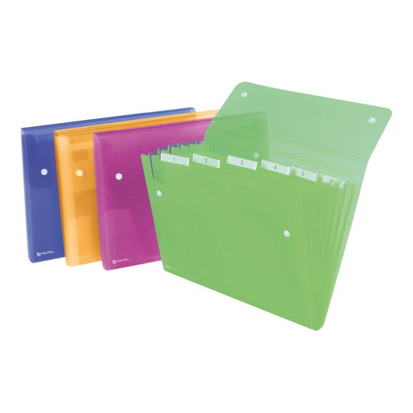 5028252255844-Rexel ICE - valisette - 6 positions - pour 250 x 330 mm - capacité : 120 feuilles - à onglets - bleu, rose,-P_300019060_4-0