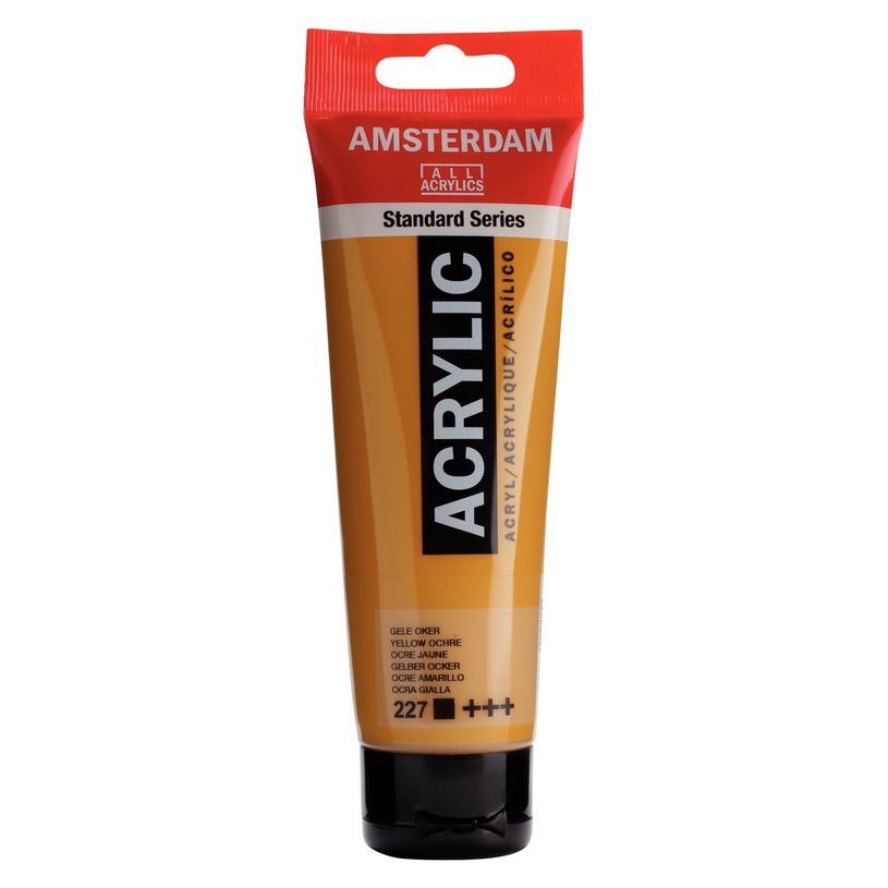8712079158101-Amsterdam Standard Series Acrylique Couleurs Tube 120 ml Ocre Jaune 227-P_300030220_1-0