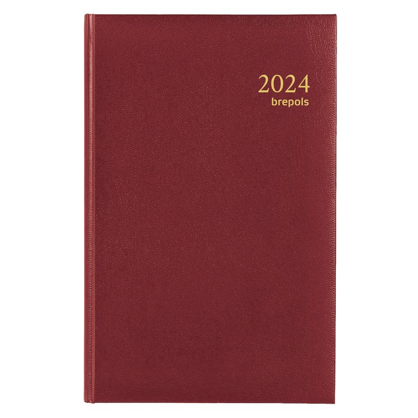 5412303004862-Agenda Lima Minister - 1 jour par page - 14,8 x 21 cm - bordeaux - Brepols-P_300037588_2-0