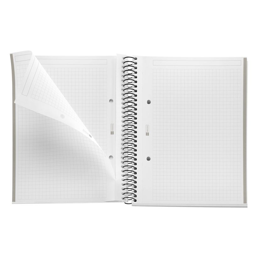 8422593026533-THE ORIGINAL NOTEBOOK, couverture souple, A5, quadrillage 5x5 mm, 80 feuilles de 1 couleur, Miquelrius,--3