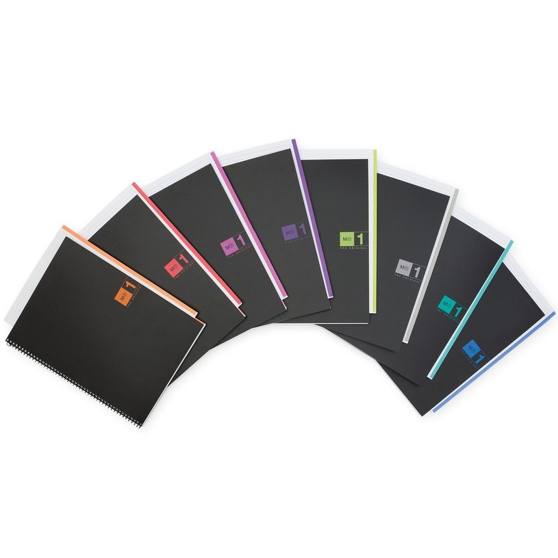 8422593026533-THE ORIGINAL NOTEBOOK, couverture souple, A5, quadrillage 5x5 mm, 80 feuilles de 1 couleur, Miquelrius,--7