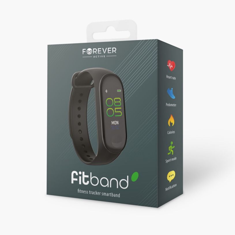 5900495908339-Forever Fitband - Montre connectée avec fréquence cardiaque -noir-P_300050900_5-4