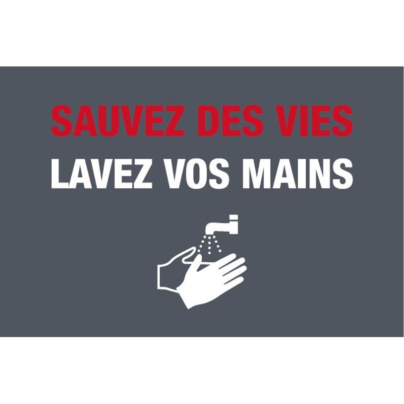 0404000019985-Novus Dahle - Tapis de distanciation sociale lavage main -  gris - 85 x 120 cm-P_400001998_1-0