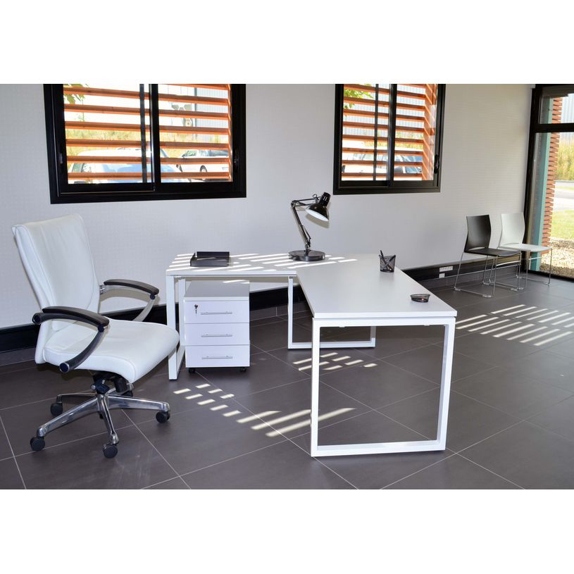 3700339874125-Retour bureau MT1 Elégance - L80 x P67 x H75 cm - pieds blancs - plateau blanc-P_400004670_3-2