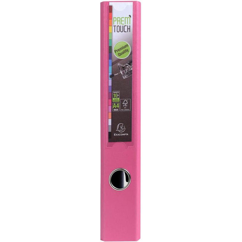 3130630531555-Exacompta Prem'Touch - Classeur à levier - Dos 50 mm - A4 Maxi - rose-P_400005018_2-1