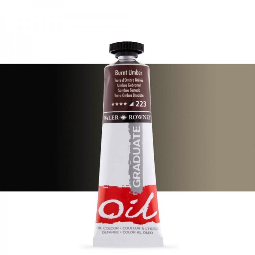50808229-Daler-Rowney Graduate 247 - Peinture à huile - 38 ml - terre d'ombre naturelle-P_400005244_1-0