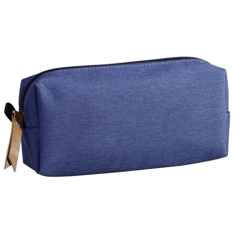 3173741244532-Trousse rectangulaire School 1 compartiment - bleu - PET recyclé - Carpentras-P_400006178_1-0