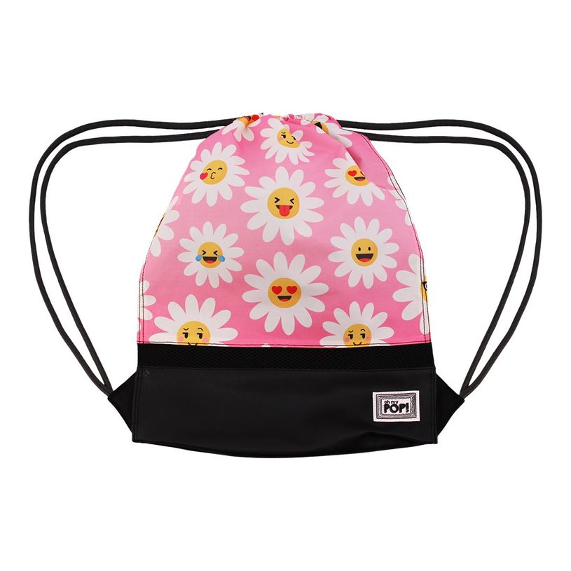 8445118002768-Oh My Pop! Happy Flower Storm - Sac à dos piscine cordon - 1 compartiment - Karactermania-P_400006317_1-0