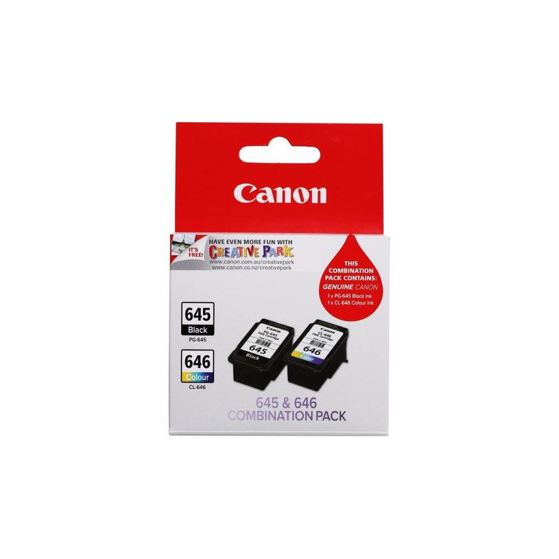 9313999002605-Canon PG-645/CL-646 - Pack de 2 - noir, couleur (cyan, magenta, jaune) - cartouche d'encre-P_400007248_1-0