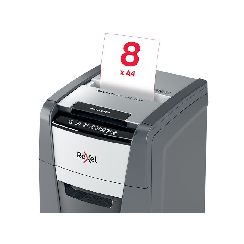 5028252613873-Rexel Optimum Auto+ 100X - destructeur de documents coupe croisée - 100 feuilles - Corbei-P_400008629_8-4