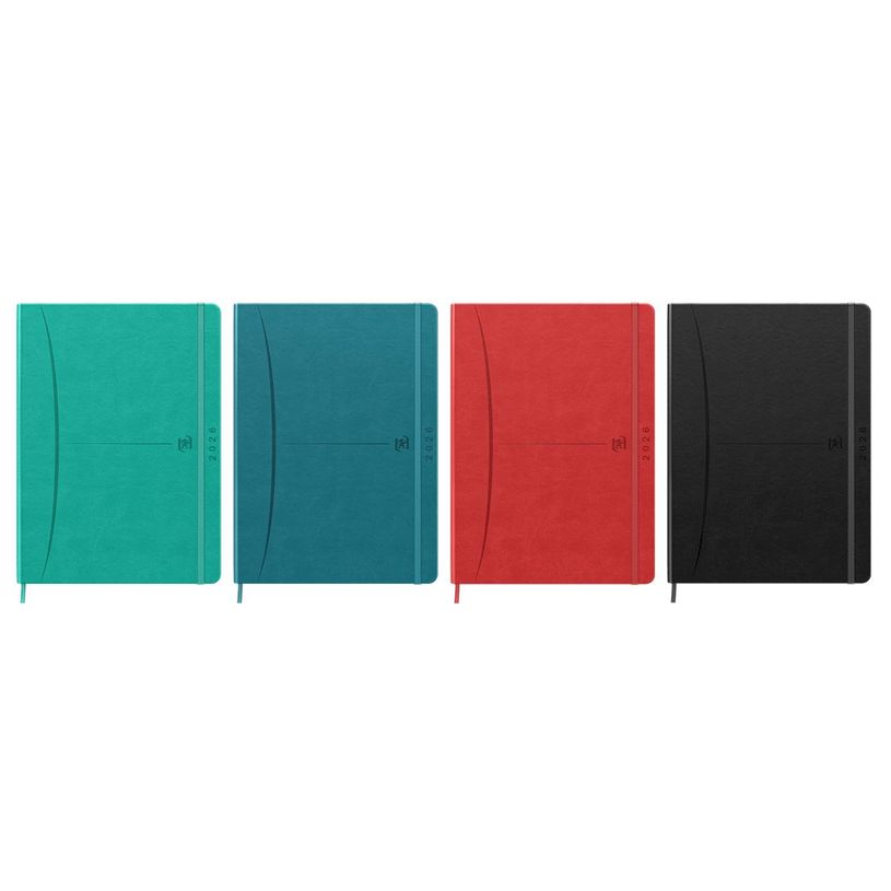 3020120102900-Agenda à élastique Oxford Signature - 1 jour par page - 15 x 21 cm - disponible dans différentes cou--0