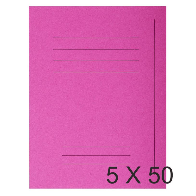 3288584351207-Exacompta Forever - 5 Paquets de 50 Chemises imprimées - 220 gr - fuchsia-P_400010967_1-0