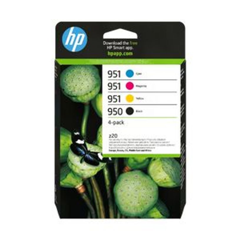 0003000370036-HP 950/951 - pack de 4 - noir et  couleurs - cartouche d'encre originale (6ZC65AE)-P_400011313_3-0