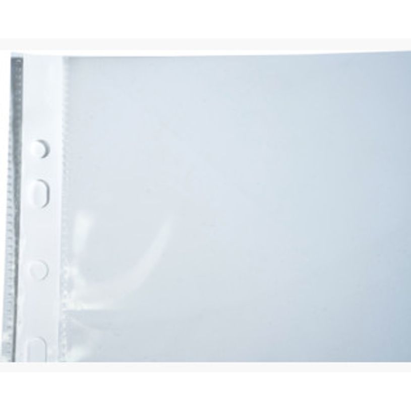 3130630052500-Exacompta - 50 Pochettes plastique perforées - A4 - PP lisses - cristal 6/100E-P_400011661_5-4