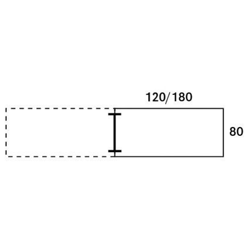 0404000121312-Bureau simple IRIS - L140 cm - Plan suivant - Pieds aluminium - plateau imitation Erable-P_400012131_2-1