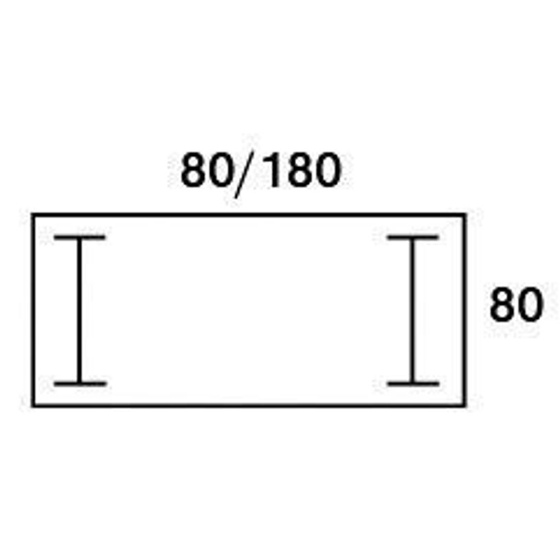 0404000122838-Bureau droit LOFTER - L140 cm - Plateau imitation Merisier - pied Blanc-P_400012283_2-1