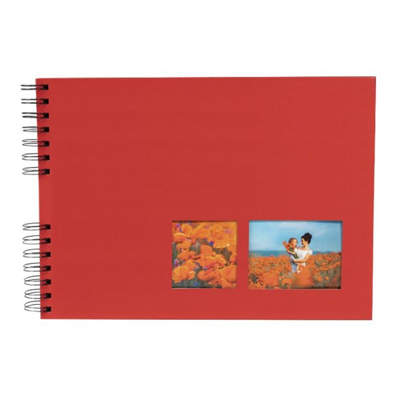 3130630150084-Exacompta Milano - Album photos 32 x 22 cm - 50 pages - rouge-P_405110526_2-0