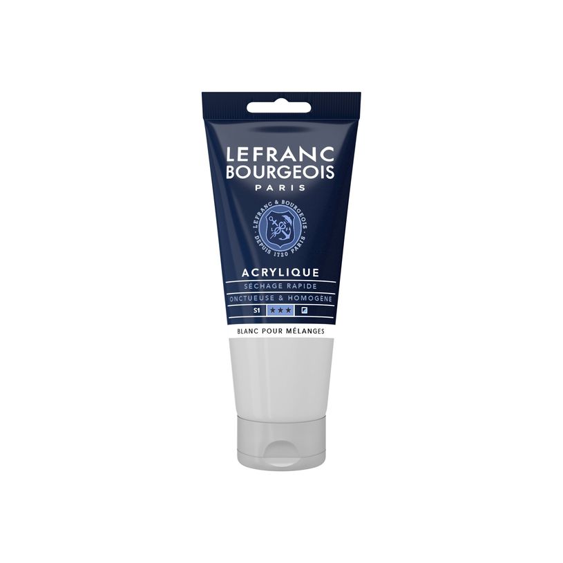 3013643003953-Lefranc Bourgeois - Peinture acrylique - blanc - 80 ml-P_405111355_1-0