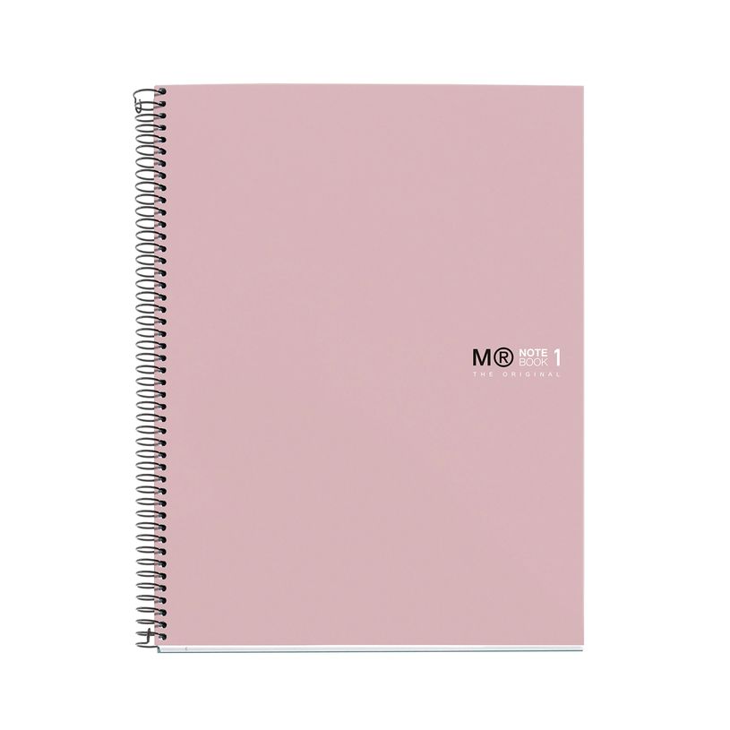 8422593465882-THE ORIGINAL NOTEBOOK, couverture rigide, A5, quadrillage 5x5 mm, 80 feuilles de 1 couleur, Miquelrius,--0