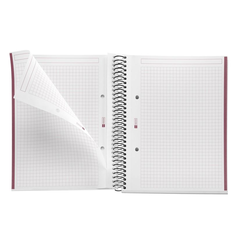 8422593465882-THE ORIGINAL NOTEBOOK, couverture rigide, A5, quadrillage 5x5 mm, 80 feuilles de 1 couleur, Miquelrius,--4