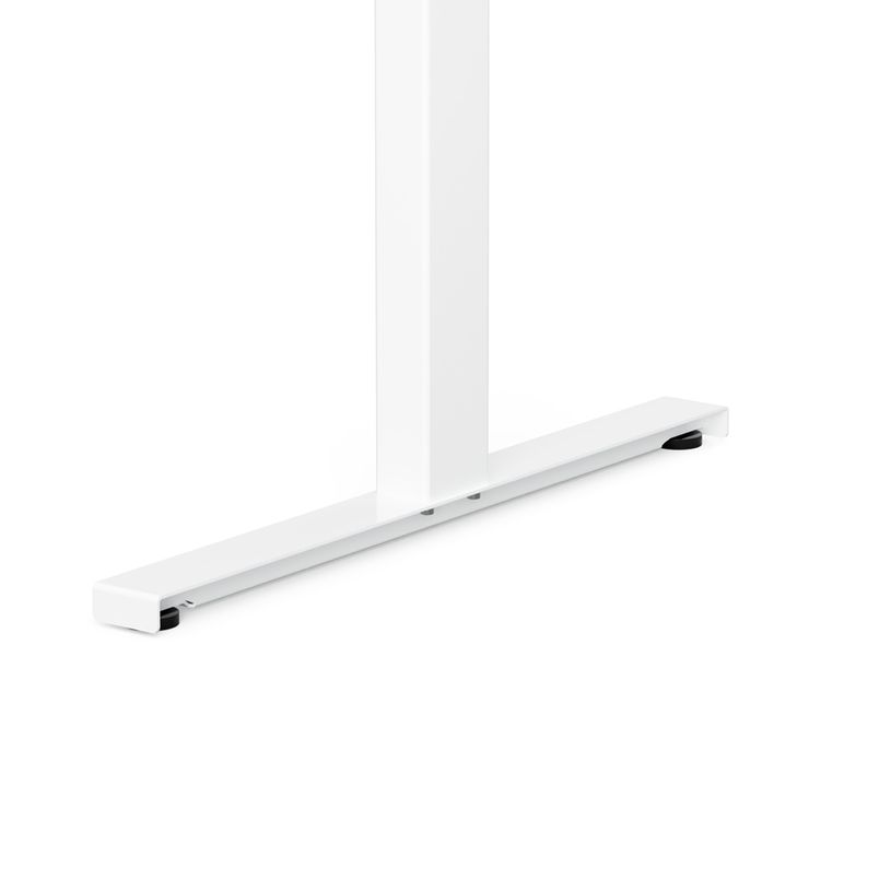 3760350281074-Bureau électrique UGO - L120x70cm - pieds blancs - plateau imitation chêne Stone-P_405113022_6-5
