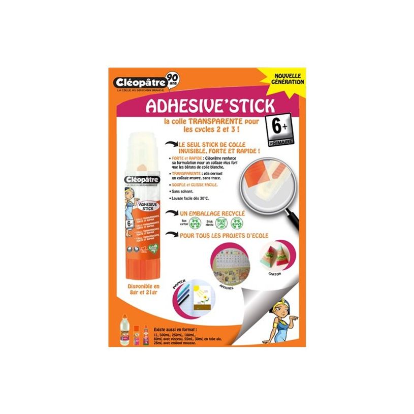 3134725014039-Cléopâtre Cléostick - Bâton de colle - 8 g - transparent-P_405113485_1-4