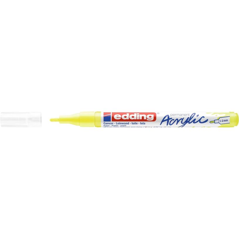 4057305028037-Edding 5300 - Marqueur acrylique - jaune fluo-P_405117091_1-0