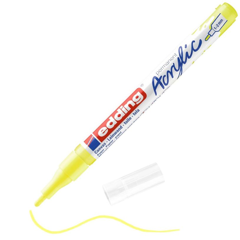 4057305028037-Edding 5300 - Marqueur acrylique - jaune fluo-P_405117091_4-3