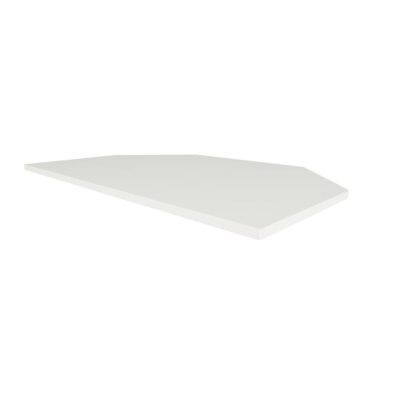 3760350282217-Bureau ELLIOT L70 - pieds noir - plateau Blanc laqué-P_405119085_2-1