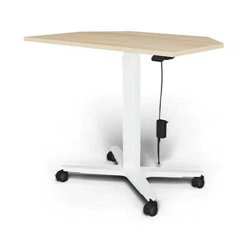 3760350282224-Bureau ELLIOT d'angle L100 - pieds blanc - plateau imitation chêne-P_405119087_1-0