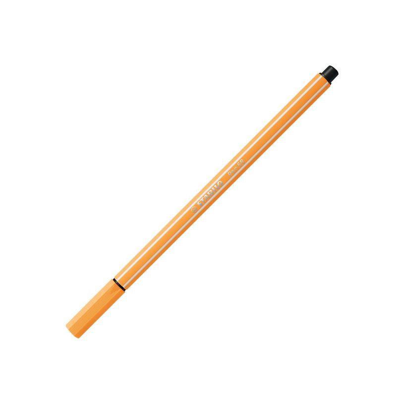 4006381578608-STABILO Pen 68 - Feutre pointe moyenne - orange papaye-P_405119602_1-0
