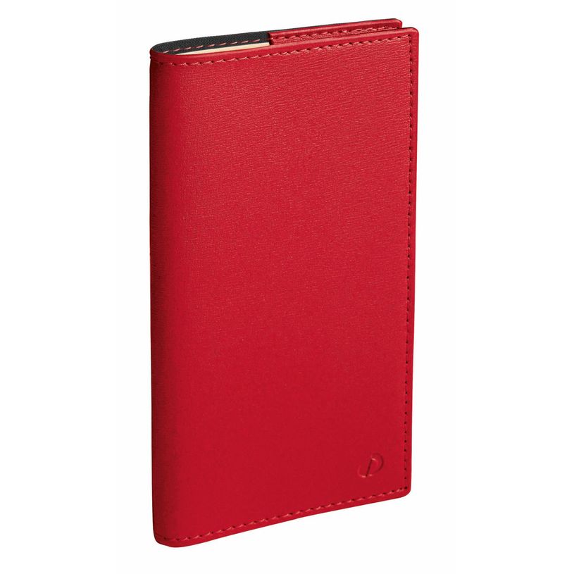 3371010448425-Agenda de poche Soho Italnote avec répertoire - 1 semaine sur 2 pages - 8,8 x 17 cm - rouge - Quo Vadi--0