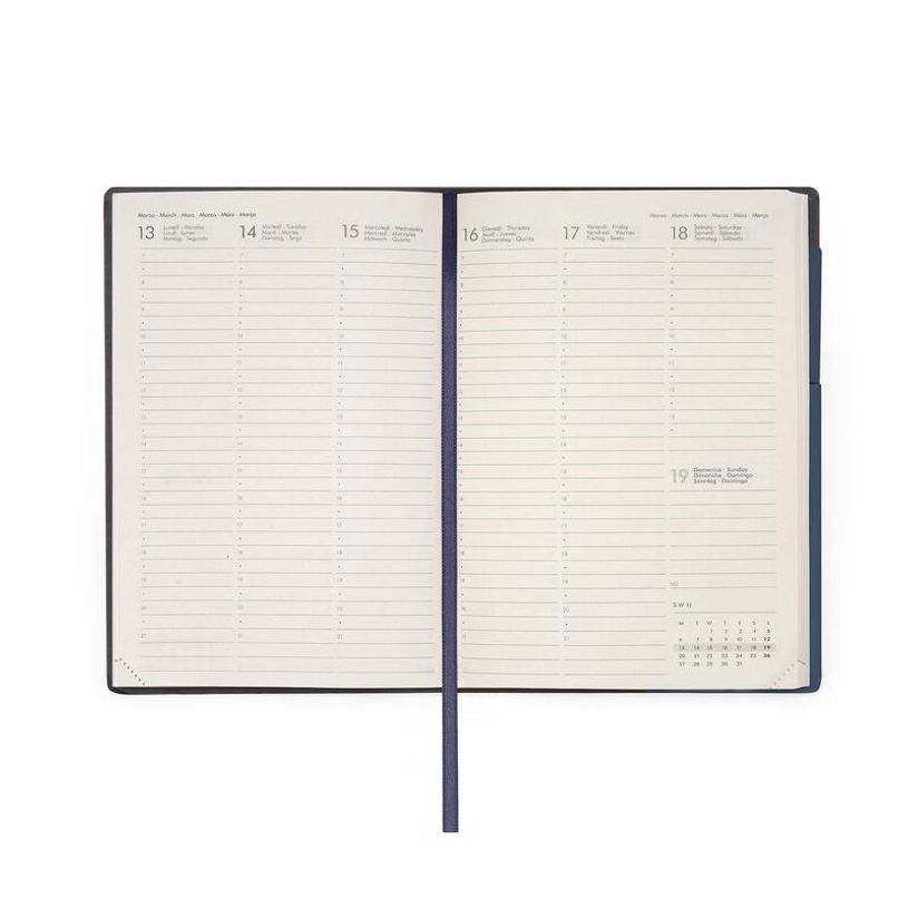 8054117625535-Agenda Colours Collection - 1 semaine sur 2 pages - 12 x 18 cm - rouge - Legami-P_405120975_2-1