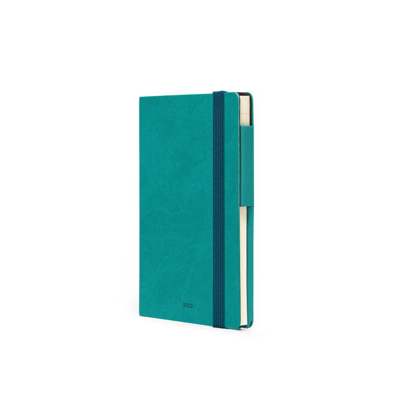 8054117625559-Agenda Colours Collection - 1 semaine sur 2 pages - 12 x 18 cm - bleu pétrole - Legami-P_405120977_2-0
