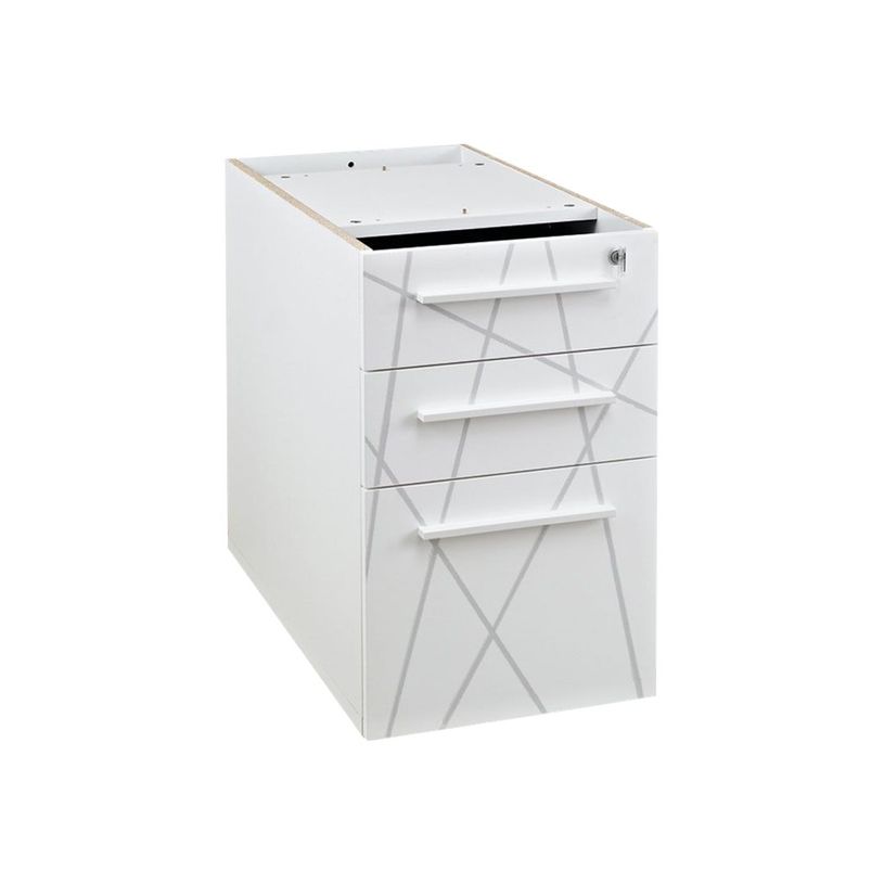3483600482860-Caisson bout de bureau Sunday - L42XH71xP60 cm - blanc graphic-P_405124458_1-0