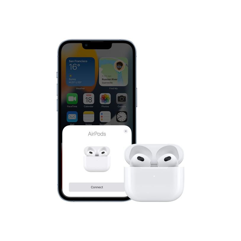 2010000112274-Apple AirPods 3e gen - Kit main libre - Ecouteurs sans fil avec micro - intra-auriculaire -P_405127975_6-5