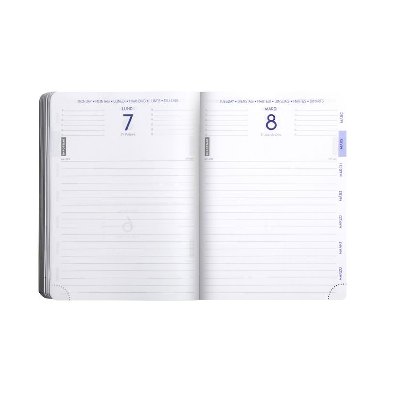 3660942045292-Agenda Metric - 1 jour par page - 12 x 17 cm - rose - Exacompta-P_405128540_2-1