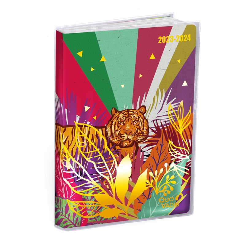3371010499380-Agenda Jungle Spirit - 1 jour par page - 12 x 17 cm - arc en ciel - Quo Vadis-P_405130344_1-0