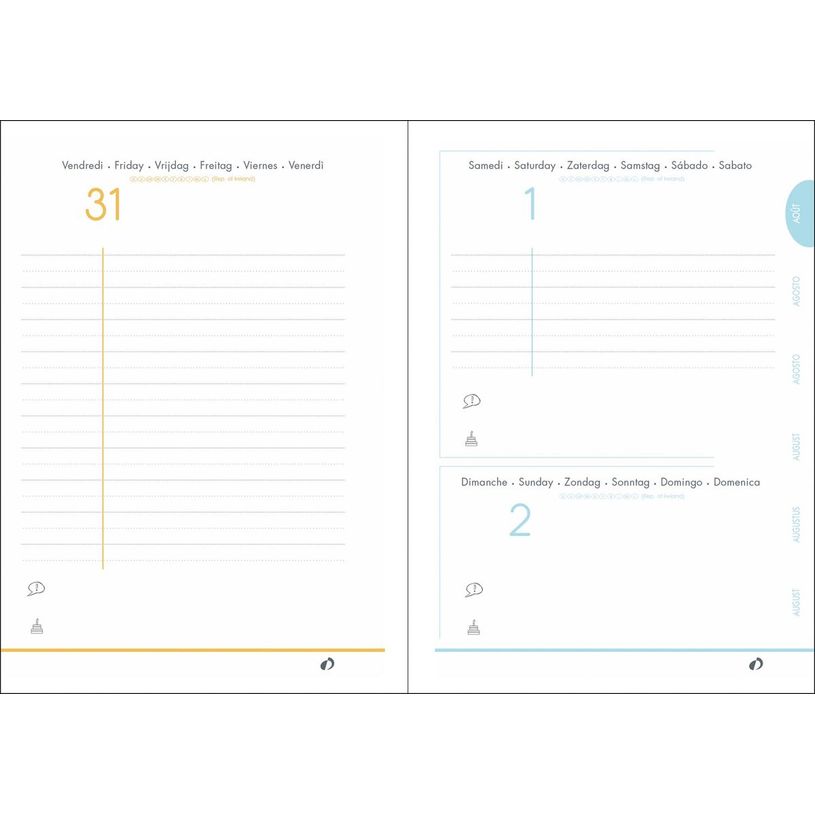 3371010495092-Agenda Marguy avec planche de stickers - 1 jour par page - 12 x 17 cm - crevette - Quo Vad-P_405130380_2-1