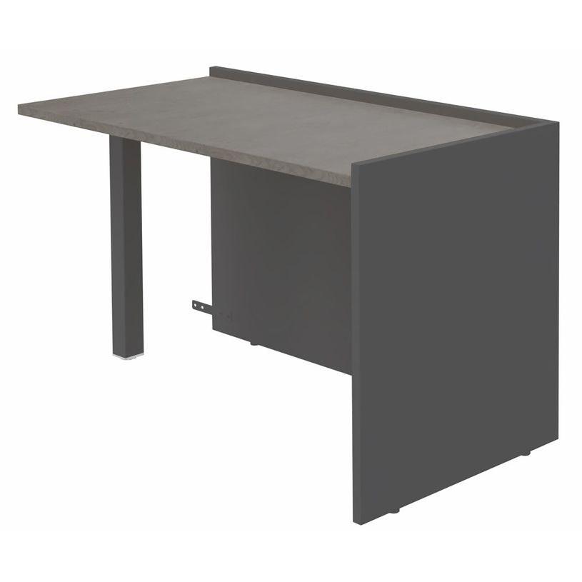 3253310403000-Banque d'accueil Retour direct bas OLA - L82,5 x H75,5 x P62,5 cm - structure carbone, pla-P_405132691_1-0