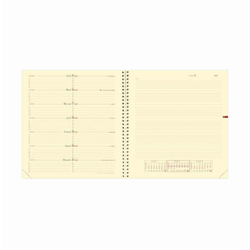 3371010481460-Agenda spiralé Impala Note 16 avec répertoire - 1 semaine sur 2 pages - 16 x 16 cm - ble-P_405133144_4-1