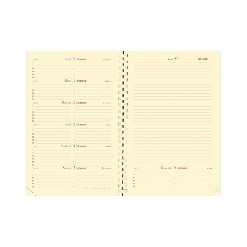 3371010480982-Agenda spiralé Impala Note 15 avec répertoire - 1 semaine sur 2 pages - 10 x 15 cm - ble-P_405133148_2-1