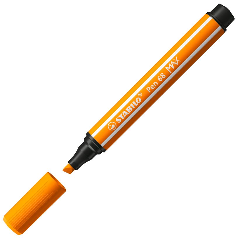 4006381569859-STABILO - Feutre de dessin pointe large biseautée - orange-P_405137364_2-1